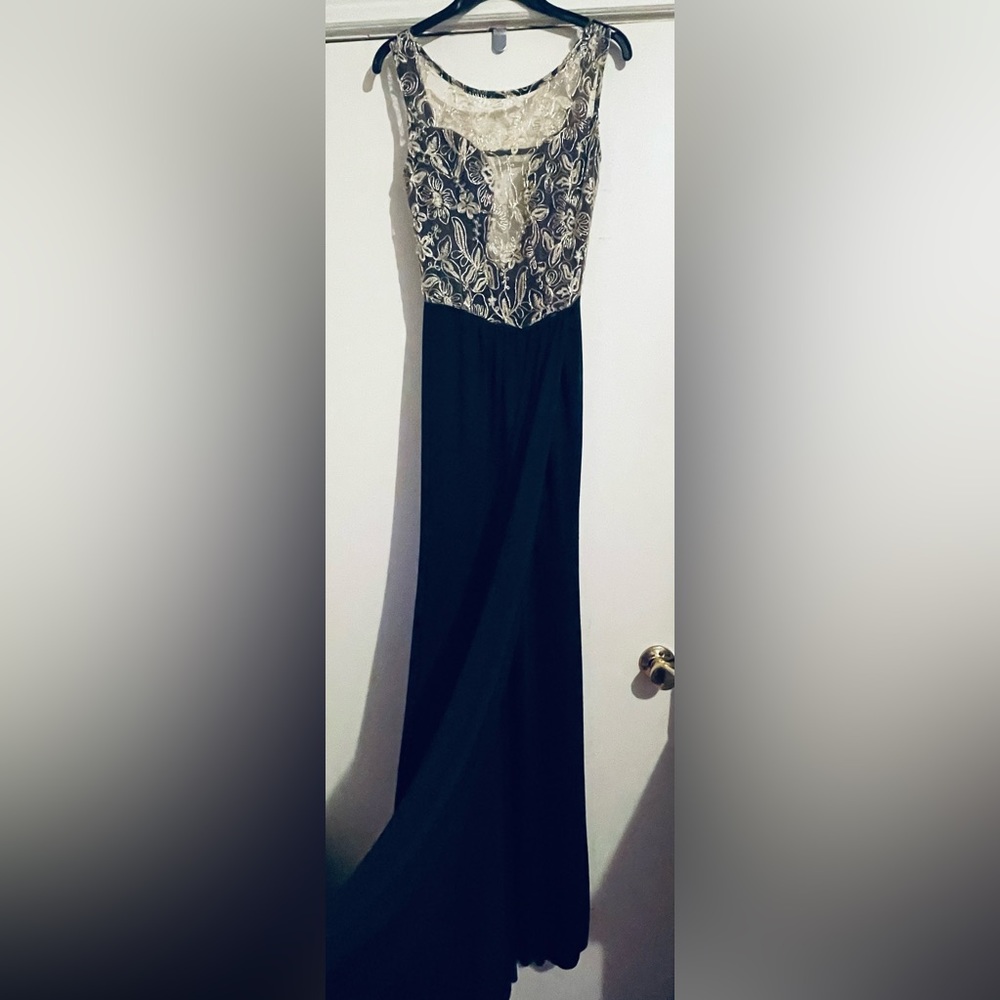 Black evening gown